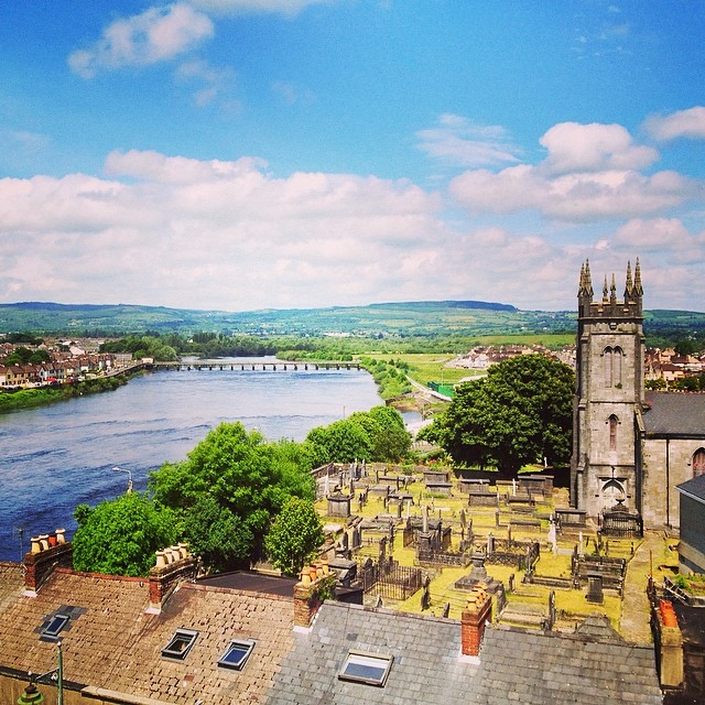 A view of the River Shannon from King John's Castle