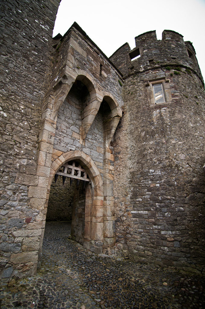 Cahir Castle gate which appeared in the film Braveheart