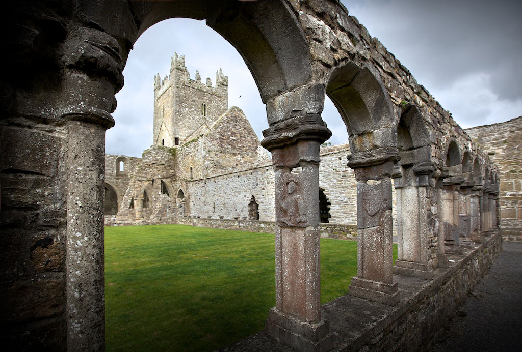 The cloister at Jerpoint Abbey